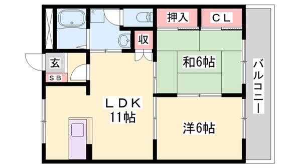 小野駅 徒歩9分 2階の物件間取画像